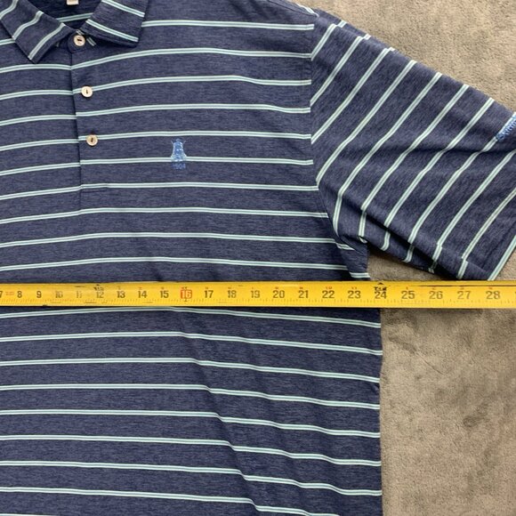 Peter Millar Shirt Mens XL Summer Comfort Golf Polo Saturday Team Embroidered - Picture 4 of 11